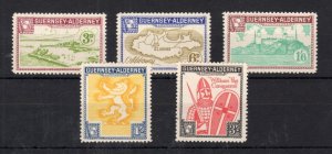 GUERNSEY-ALDERNEY 1963 SET UNMOUNTED MINT