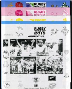 Rugby World Cup 2015 ARGENTINA Team Progressive Proofs+original VF