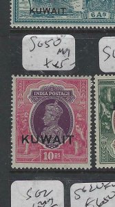 KUWAIT (P0703B) ON INDIA KGVI  10R      SG 50        MOG 