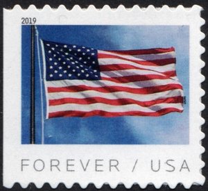 SC#5345 (55¢) Flag (BCA) Booklet Single (2019) SA