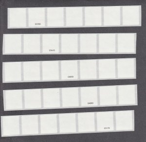 PNC5 10c Stars & Stripes S111 US #4963a 5 Digit Bot set 5 F-VF MNH