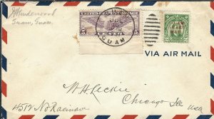 Guam Guard Mail: Guam to Chicago, IL 1931 (47300)