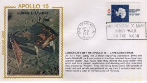 LUNAR LIFT-OFF OF APOLLO 15  - CAPE CANAVERAL, FL  1971  FDC17938