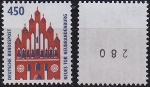 GERMANY BUND [1992] MiNr 1623 ( **/mnh ) [03] Sehenswürdigkeiten Rolle