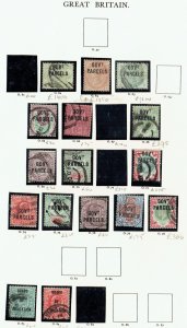 GREAT BRITAIN -  OFFICIALS Collection of mint and mainly used on - 41319