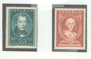 Austria #574/575 Mint (NH) Single