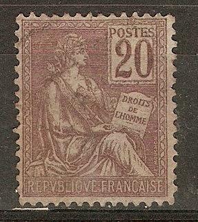 France 118 Y&T 113 Used F/VF 1900 SCV $9.00