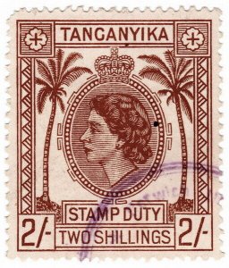 (I.B) KUT Revenue : Tanganyika Stamp Duty 2/-