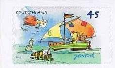 Germany 2013,Sc.#2722-2723 MNH, Illustrations by Janosh, Easter, self-adhesive