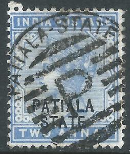 India-Patiala, Sc #17, 2a Used