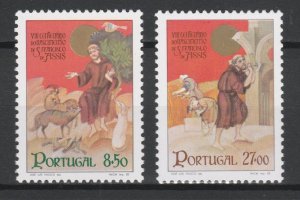 Portugal 1982 1 MNH* Set / St. Francis of Assisi 19750