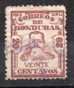 HONDURAS - 1913 - VEINTE CENTAVOS - TWENTY CENTAVOS - Used -