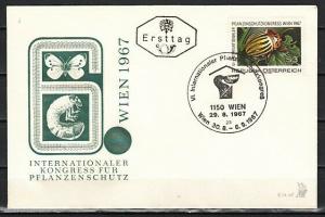 Austria, Scott cat. 796. Potato Beetle issue. First day cover.