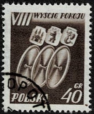 1955 Poland Scott Catalog Number 680 Used
