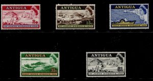 Antigua #208-212 Opening St. John's Deep Sea Harbour Set of 5 MVLH