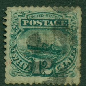 #117 USED W/ FANCY CANCEL WELL CENTERED CV $150 BL8359