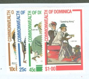 Dominica #754-7  Single (Complete Set)