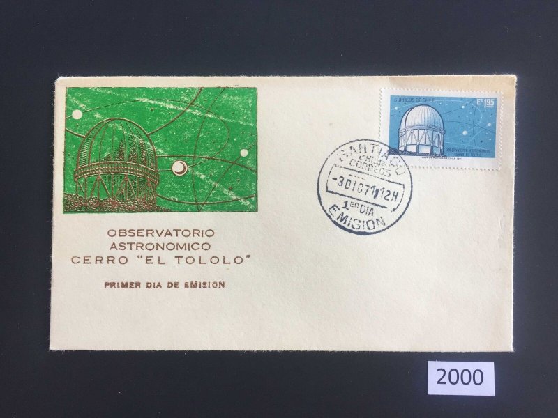 $1 World MNH Stamps (2000) Chile Observatories Astronomic El Tololo