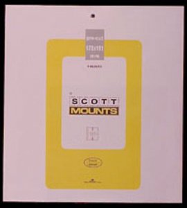 Scott/Prinz Pre-Cut Souvenir Sheets Small Panes Stamp Mounts 178x181 #1001 Black