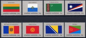 744-51 United Nations 1999 Flags MNH