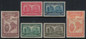 Paraguay #362-5,C124-5*  CV $21.95  New York World's Fair 1939