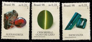 Brazil #2660-2 MNH complete minerals