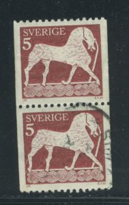 Sweden 954  Used Pair (5
