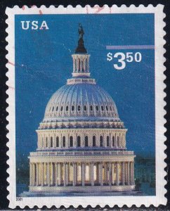 USA 2001 Sc 3472 Capitol Dome Stamp Used