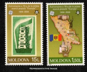 Moldova Scott 496-497 Mint never hinged.