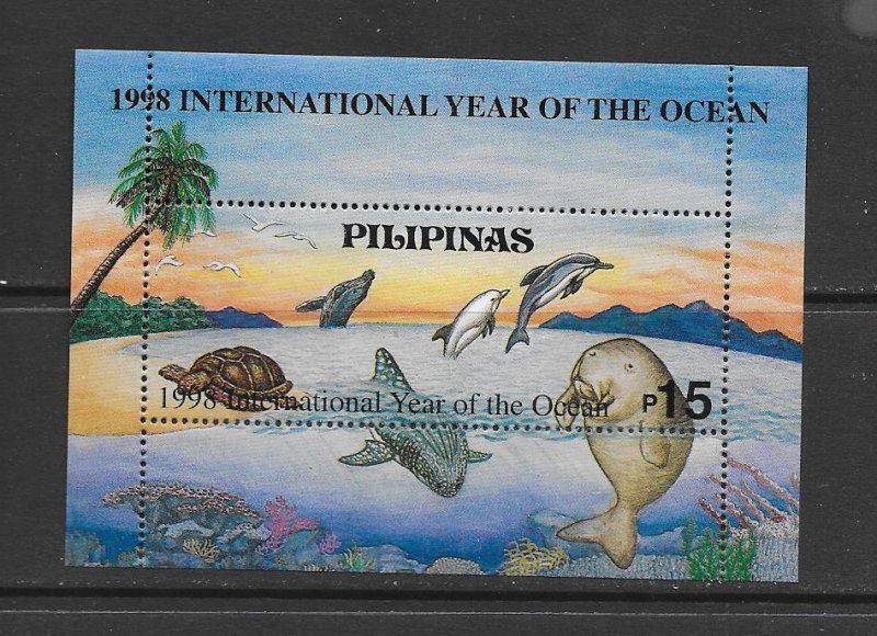 PHILIPPINES #2554a  YEAR OF THE OCEAN  S/S  MNH