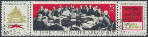 German Democratic Republic  SC# 1228a  Used Potsdam Agreement see scans