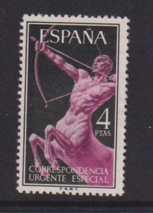 Spain    #E22  used   1956  special delivery Centaur 4p