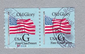 Used PNC2 25c G Rate Old Glory S11111 US 2888 F-VF