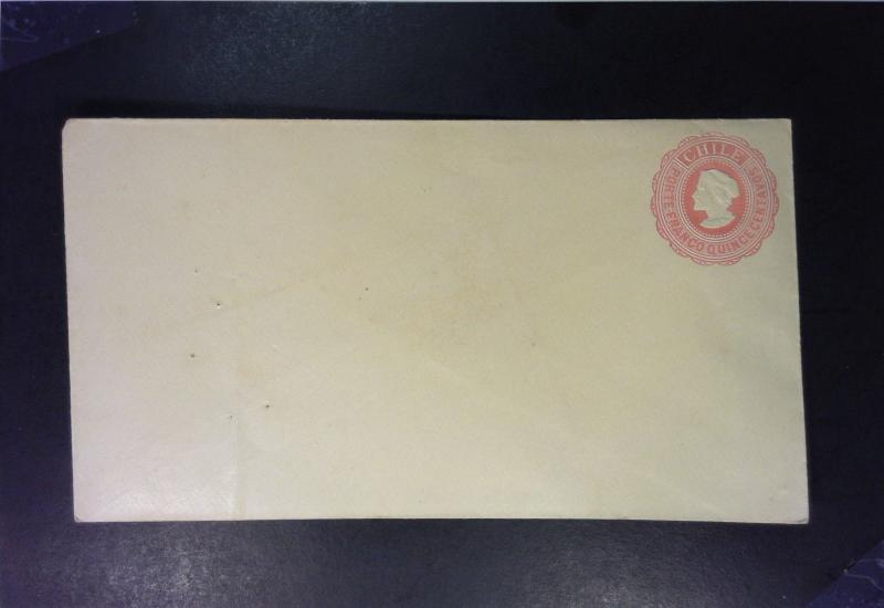 Chile Early 15c Postal Stationary / Light Crease & Pinholes - Z1429