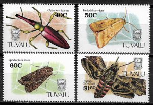 Tuvalu #566-9 MNH Set - Insects