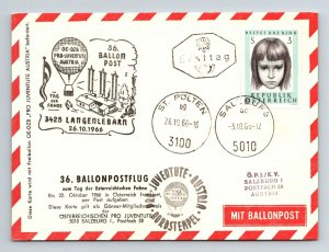 Austria 1966 - Day of the Austrian Flag - Salzburg Cancel - F7976