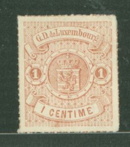 Luxembourg #17 Unused Single