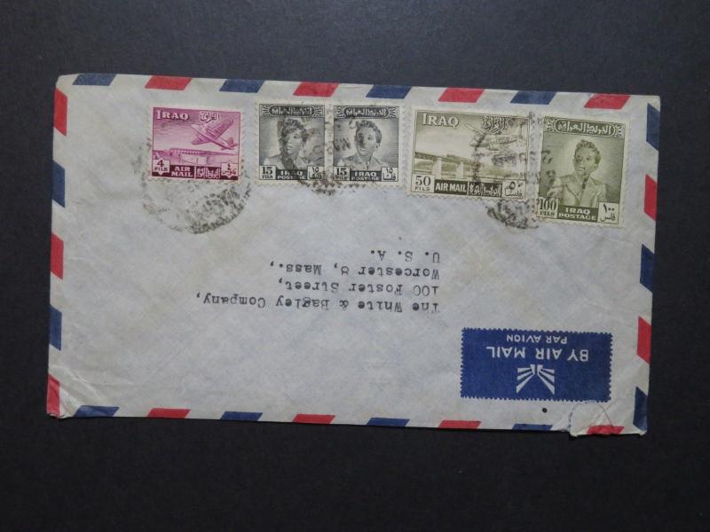 Iraq 1954 Commercial Cover to USA (V) - Z8601