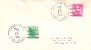 United States Indiana Yeddo Rur. Sta. Kingman 1966 4f-bar  1964-1968  Philate...