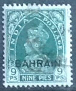 BAHRAIN GVI 1938 SG22 9p FINE USED ..CAT £18