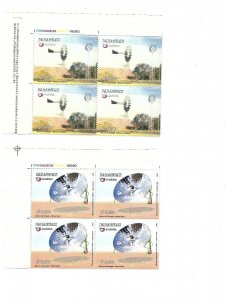 PARAGUAY 2006 ENERGY SAVING ENVIRONMENT CARE UPAEP ISSUE SET OF 2 IN BLOCKS MNH