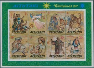 Aitutaki 1977 SG238 Christmas MS MNH