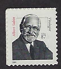 Catalog # 3435 Single Stamp Doctor Albert Sabin Virologist Polio Vaccine