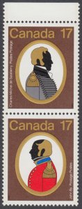 Canada - #820a Canadian Colonels Se-Tenant Pair - MNH