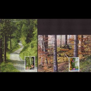 ITALY 2011 - Maximum Cards - 3058-9 Europa-Forests Set of 2