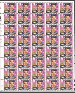 1993 US Scott #2721 29c Elvis Presley Sheet of 40 MNH