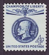 1147 Thomas Masaryk mint single