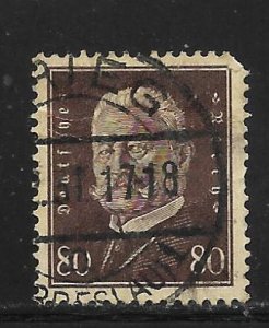 German Reich (1928) - Scott #383 80pf Choc F VF - Used