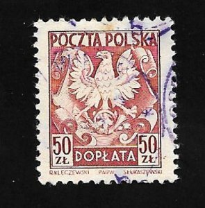 Poland 1950 - U - Scott #J121