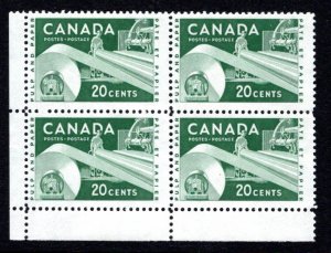 362, Scott, Canada, PB (blank) LL, MNHOG, Paper Industry